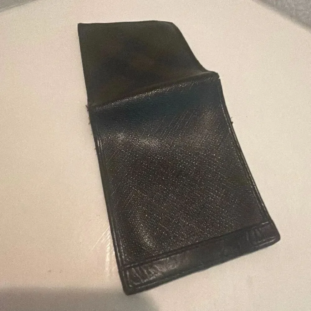Burberry Men's Bifold Cardholder Wallet Black Brown Subtle Nova Check Plaid Luxe